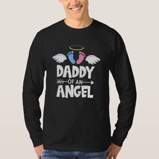 Camiseta Infant Loss Awareness Miscarriage Daddy Of An Ange (Frente)