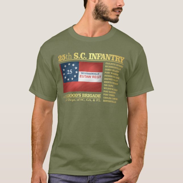 Camiseta Infantaria da Carolina do Sul (BA2) 25 (Frente)
