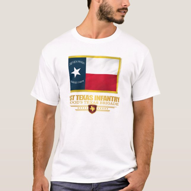 Camiseta Infantaria do Texas 1rua (v10) (Frente)