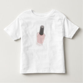 CAMISETA INFANTIL さななれじ　ピンクの化粧品の小瓶