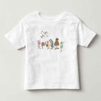 CAMISETA INFANTIL どうぶつたち会合