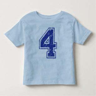 Camiseta Infantil 04 Custom Jersey Blue