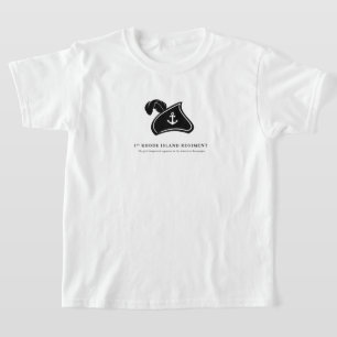 Camiseta Infantil — 1º Regimento de Rhode Island