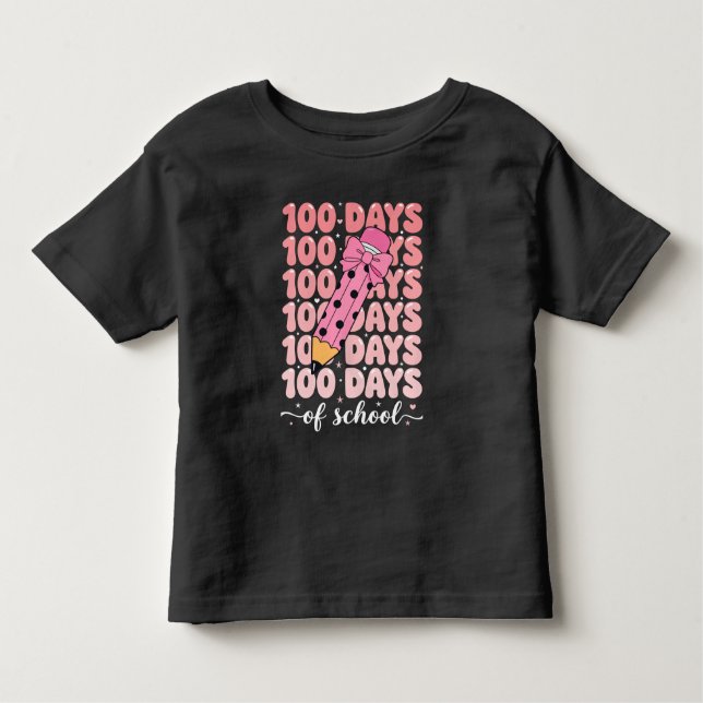 Camiseta Infantil 100 days of school celebration (Frente)