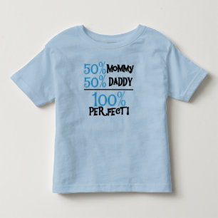 Camiseta Infantil 100% de azul perfeito