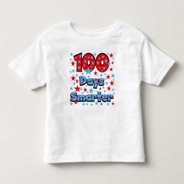 Camiseta Infantil 100 dias mais inteligentes (Frente)