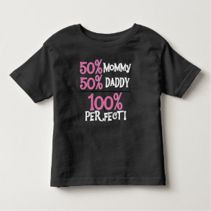 Camiseta Infantil 100 por cento aperfeiçoam o rosa