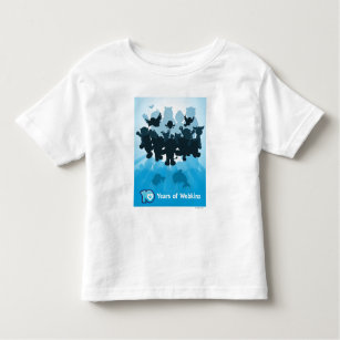 Camiseta Infantil 10 anos de silhueta de Webkinz