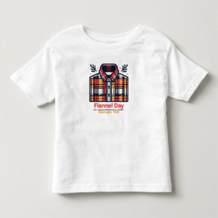 Camiseta Infantil 10 de fevereiro - Dia do Flanel