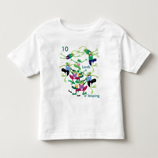 Camiseta Infantil 10 Lordes a saltar (Frente)