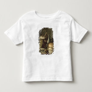 Camiseta Infantil 131-0058519/1 ainda vida com peixes, alho-porros e