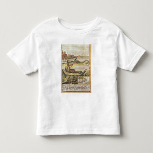 Camiseta Infantil 137-627922 ilustração de uma história do Chile 