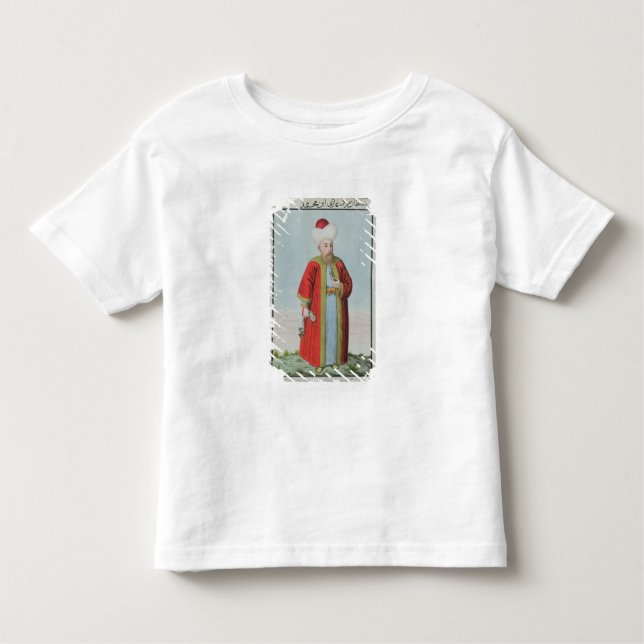 Camiseta Infantil 1404-51) sultões II de Amurath (Murad) (1421-51, (Frente)