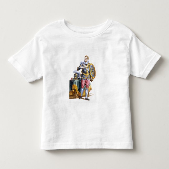 Camiseta Infantil 1546-92) duques de Alessandro Farnese (de Parma (Frente)