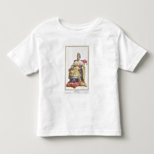 Camiseta Infantil 1662-1722) imperadores Manchu de Kang Tsi (de