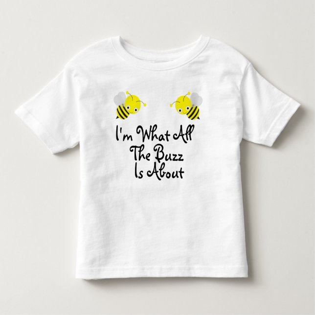 Camiseta Infantil 1rua Primeiro Dia de Abelha Buzz (Frente)