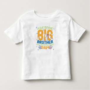 Camiseta Infantil 2024 Big Brother Esperando por Bebê