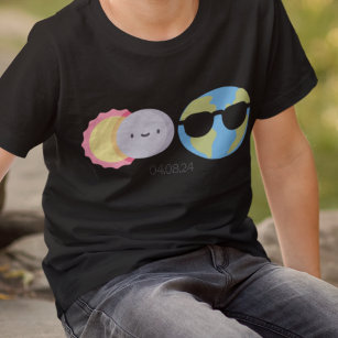 Camiseta Infantil 2024, Total de Crianças de Cuta Solar Eclipse