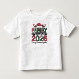 Camiseta Infantil 2025 Family Christmas 