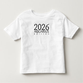 Camiseta Infantil 2026 Aquarius edition with symbol