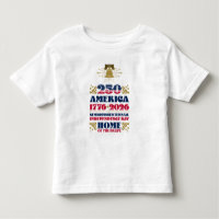 250º Aniversário da América 1776 - Camisa-T 2026