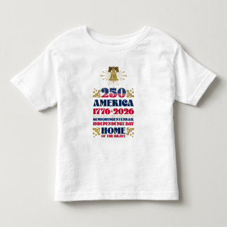 Camiseta Infantil 250º Aniversário da América 1776 - Camisa-T 2026