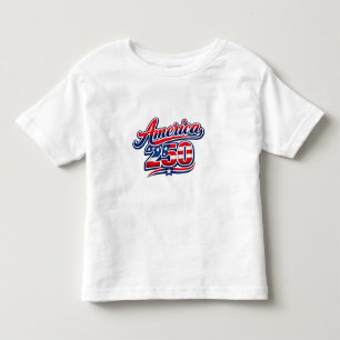 Camiseta Infantil 250 Anos de Liberdade – EUA 1776–2026 Patriótico