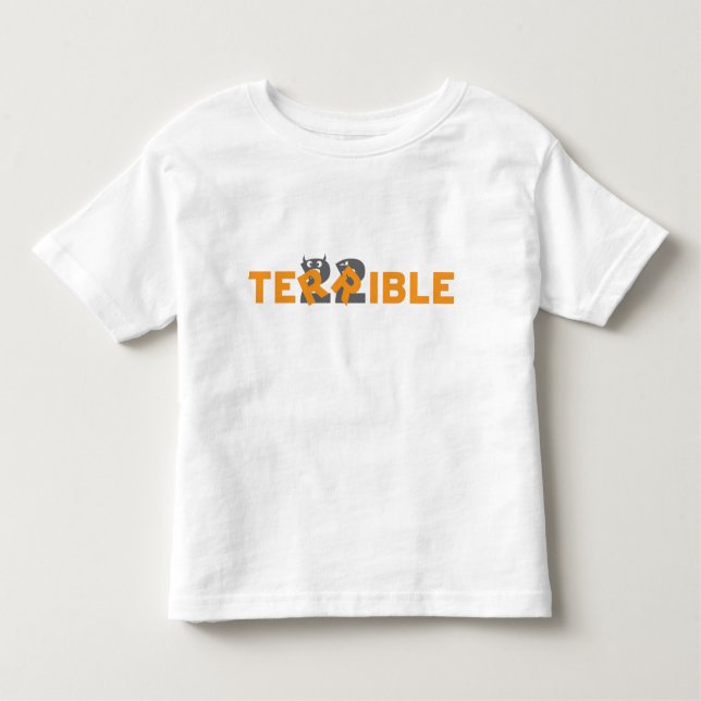 Camiseta Infantil 2s TERRÍVEL (Frente)