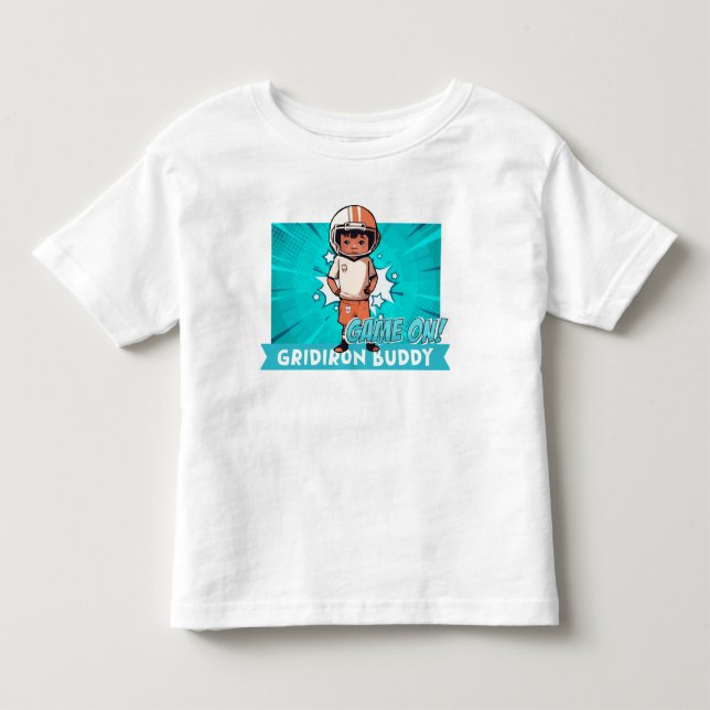 Camiseta Infantil #32 Dinâmico do Campo de Futebol do [Nome da Equip (Frente)