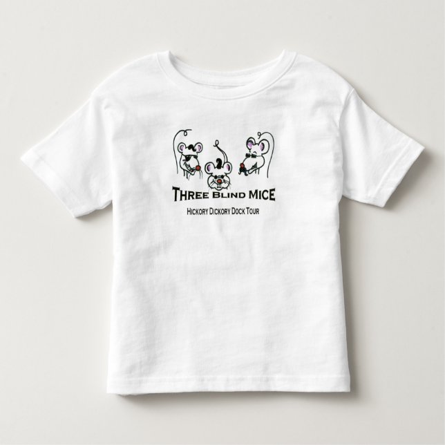 Camiseta Infantil 3 ratos cegos (Frente)