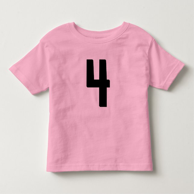 CAMISETA INFANTIL 4 ANOS DE IDADE, JERSEY T-SHIRT (Frente)