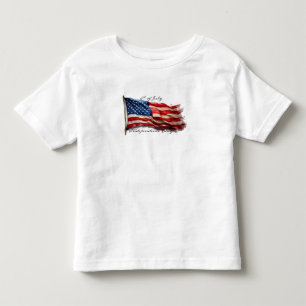 Camiseta Infantil 4 de Julho – Celebre com a Bandeira dos EUA