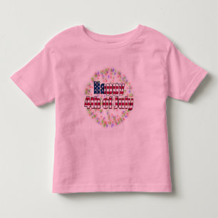 Camiseta Infantil 4o feliz do t-shirt da campainha da criança dos
