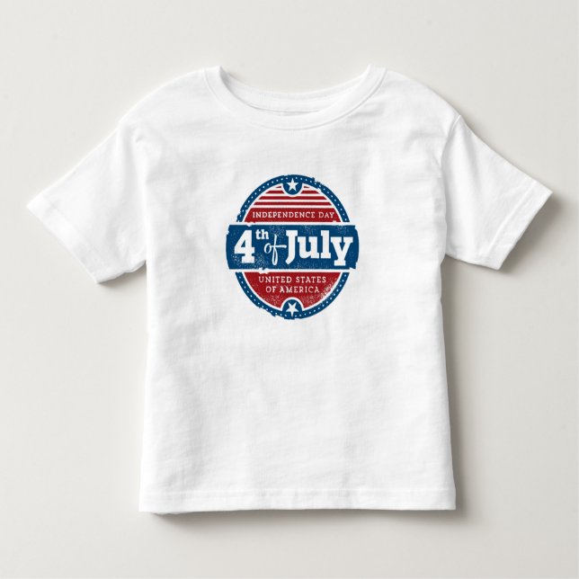 Camiseta Infantil 4th of july independence day (Frente)