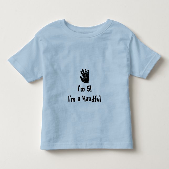 Camiseta Infantil 5 anos de t-shirt (Frente)