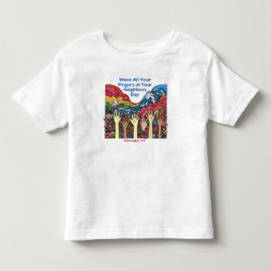 Camiseta Infantil 7 Feb - Acenda todos os dedos/vizinho