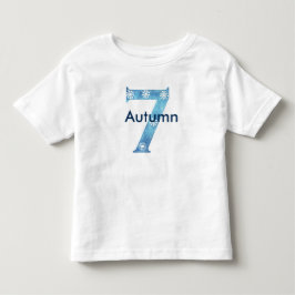 Camiseta Infantil 7o aniversário isnpired inverno