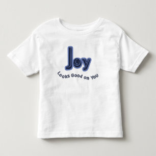 Camiseta Infantil A Alegria Fica Bem em Você