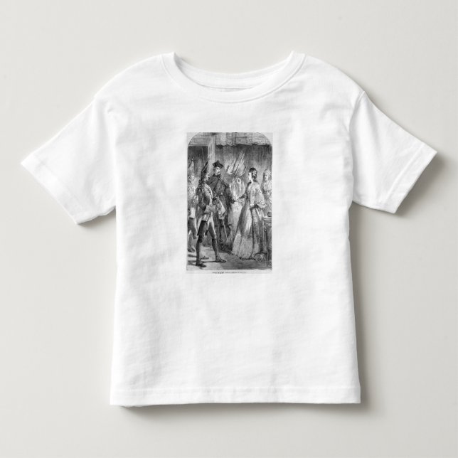 Camiseta Infantil A apreensão de Caroline Matilda (Frente)