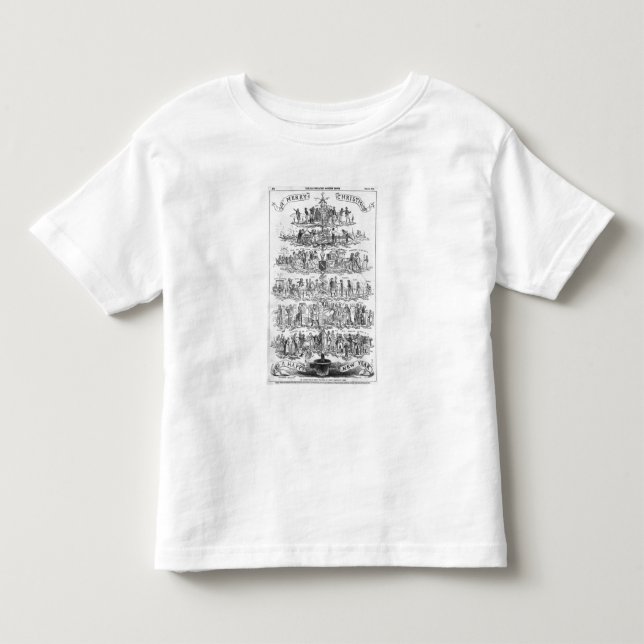 Camiseta Infantil A árvore de Natal (Frente)