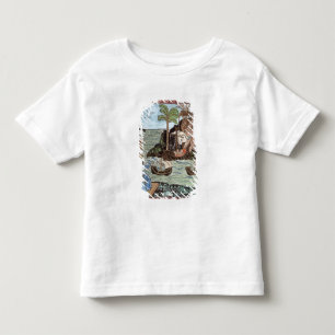Camiseta Infantil A aterragem de Columbo
