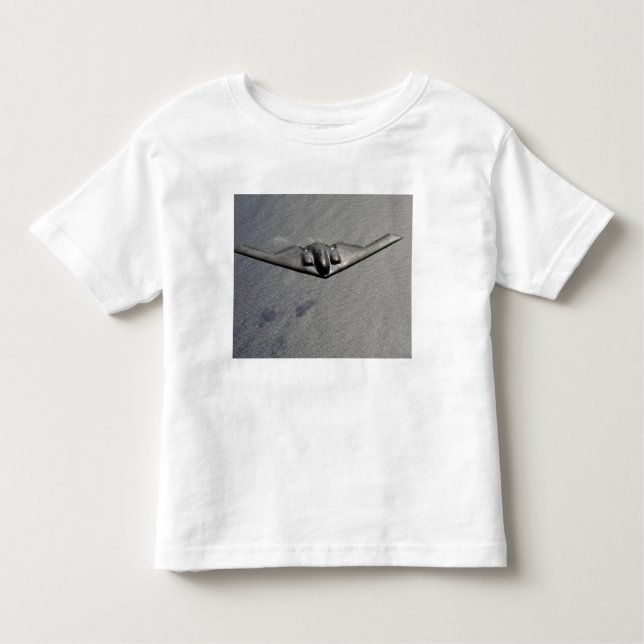 Camiseta Infantil A B-2 Espírito voa sobre o Oceano Pacífico (Frente)