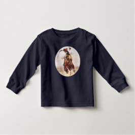 Camiseta Infantil "A Bad Hoss", Bucking Bronco