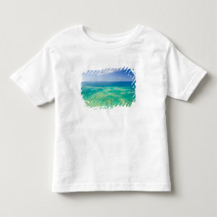 Camiseta Infantil A barreira de Excelentes do recife, vista aérea d
