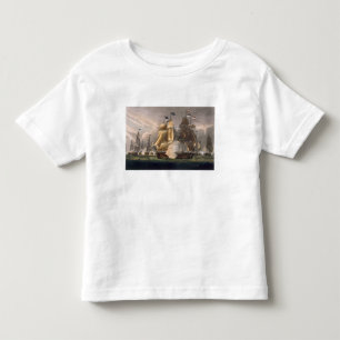 Camiseta Infantil A batalha de St. Vincent do cabo, o 14 de