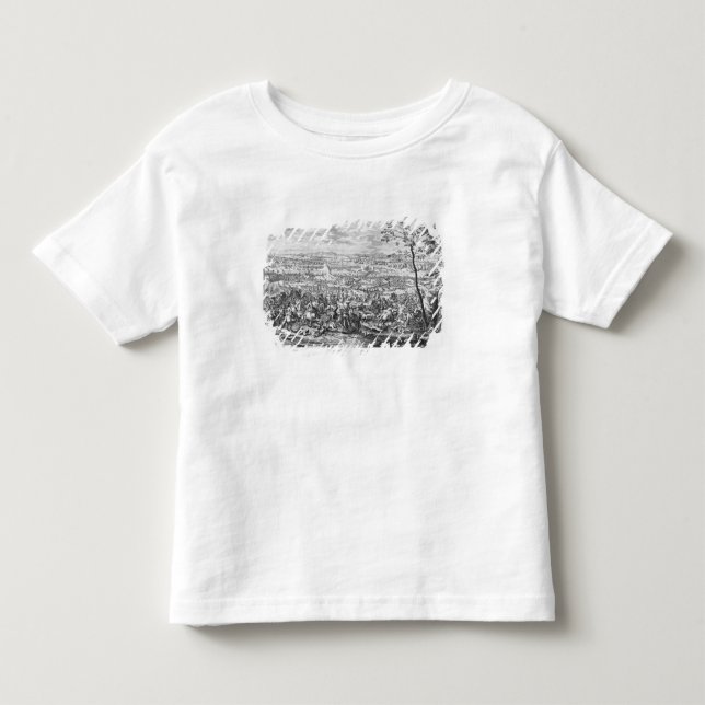 Camiseta Infantil A batalha de Zenta, 1697 (Frente)