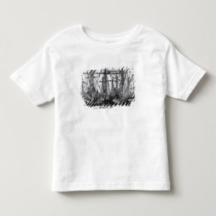 Camiseta Infantil A batalha de Zonchio em 1499