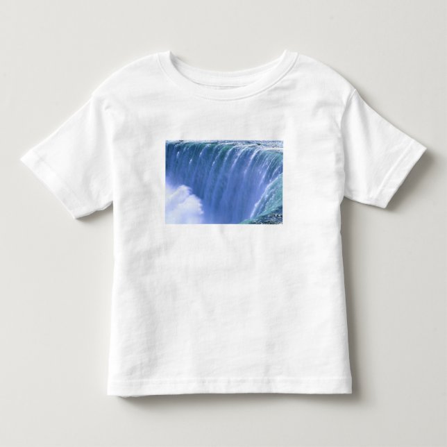 Camiseta Infantil À Beira das Poderosas Cataratas do Niágara, Nova Y (Frente)