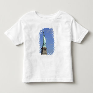 Camiseta Infantil A beleza da estátua da liberdade famosa sobre