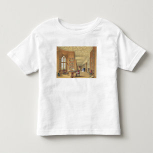 Camiseta Infantil A biblioteca, castelo de Windsor, 1838 (litho da
